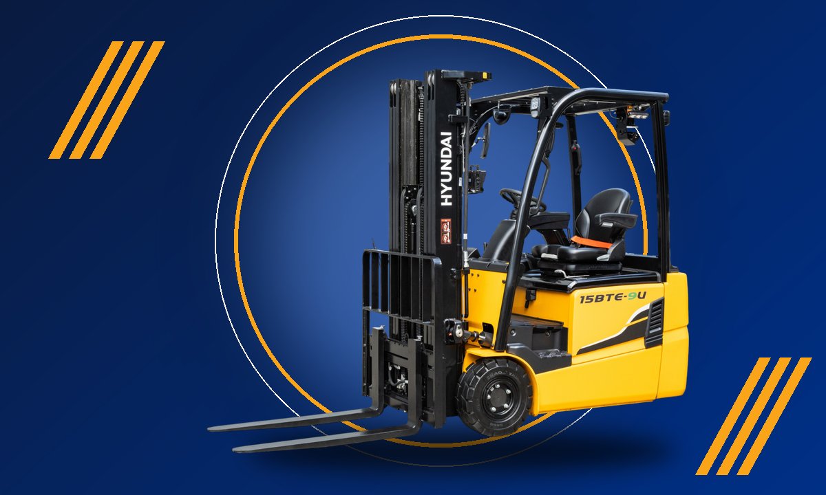 Hyundai 15BTE-9U elektrische 3-wiel heftruck