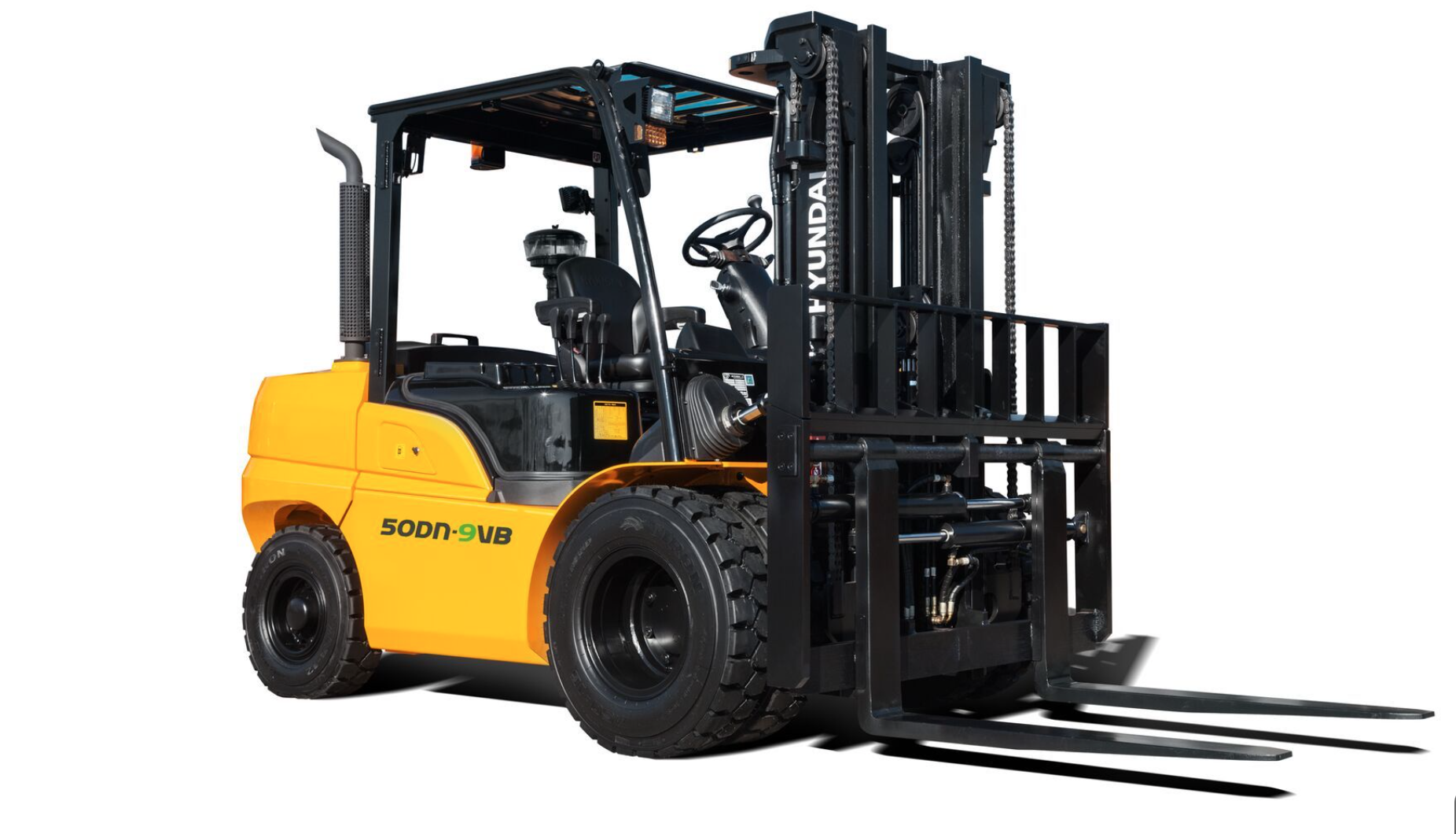 Hyundai 50DN-9VB 5 ton diesel heftruck Stage V voor zwaar buitenwerk en industriële inzet