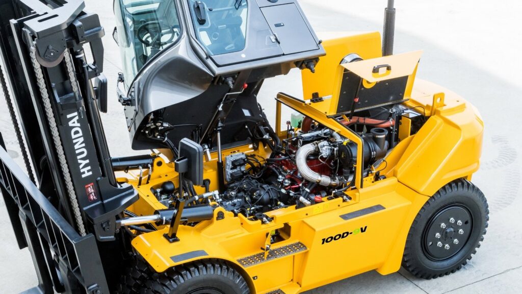 Hyundai 100D-9V — diesel heftruck 10 ton detail 3