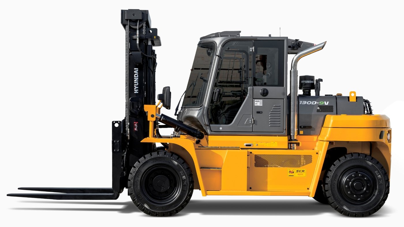 Hyundai 130D-9V — diesel heftruck 13.000 kg