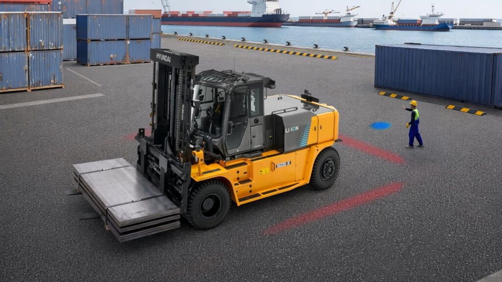 Hyundai 180B-X — elektrische heftruck 18 ton detail 4
