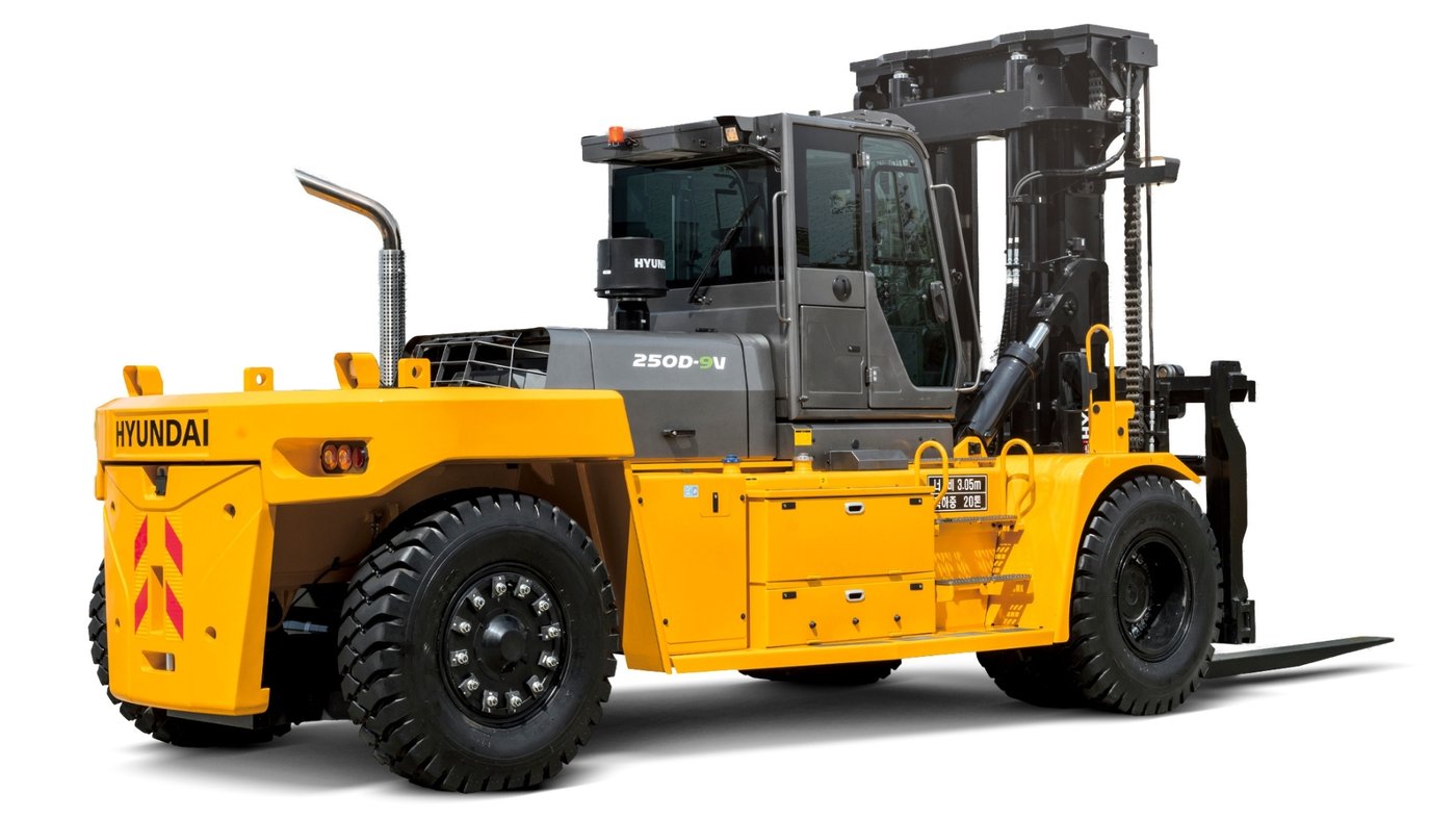 Hyundai 300D-9VC — diesel heftruck 30 ton detail 1
