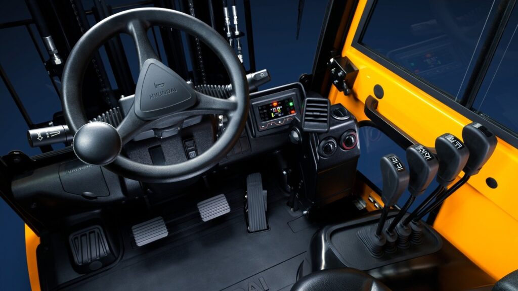 Hyundai 35DE-9V — diesel heftruck 3,5 ton detail 3